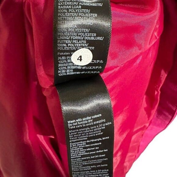 TOPSHOP magenta pink strappy fit and flare formal dress SIZE 2 - Picture 6 of 9